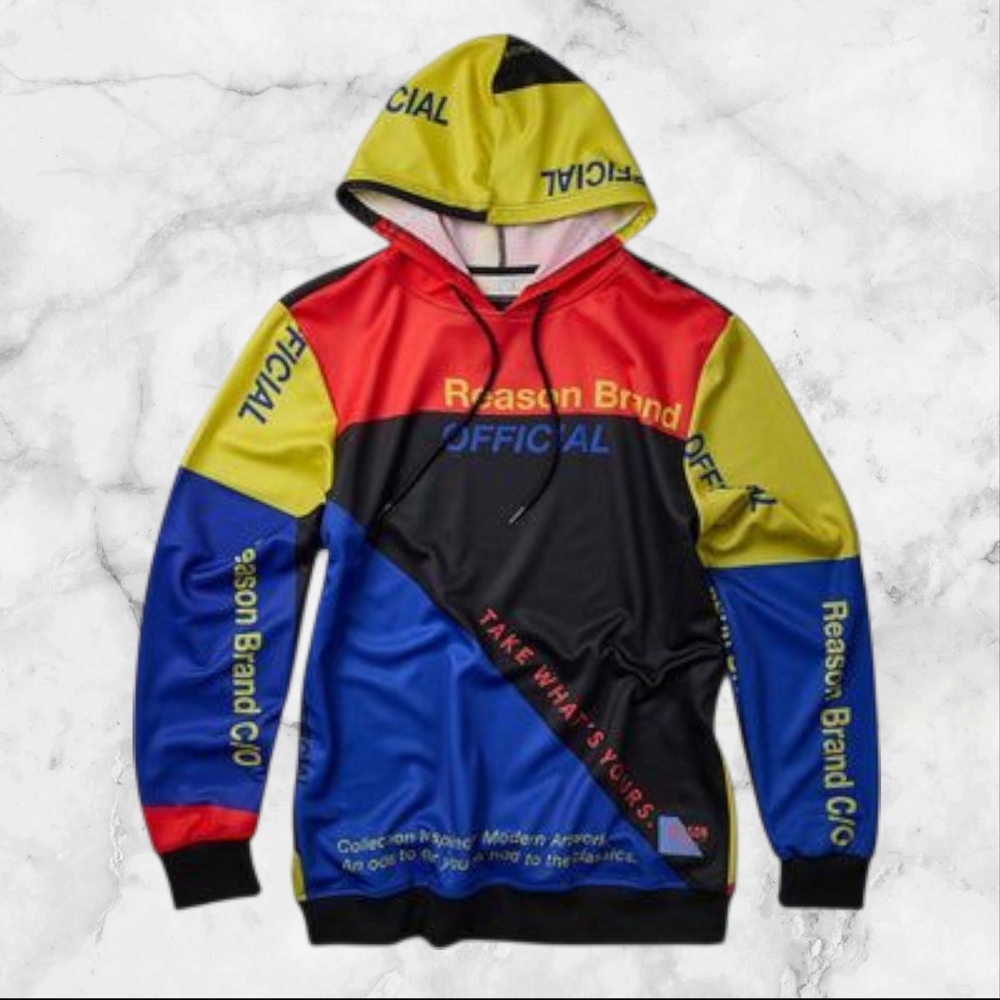 Reason Multicolor Graphic Hoodie